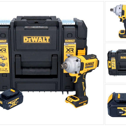 DeWalt DCF 892 NT Akku Schlagschrauber 18 V 813 Nm 1/2" Brushless + 1x Akku 4,0 Ah + TSTAK - ohne Ladegerät