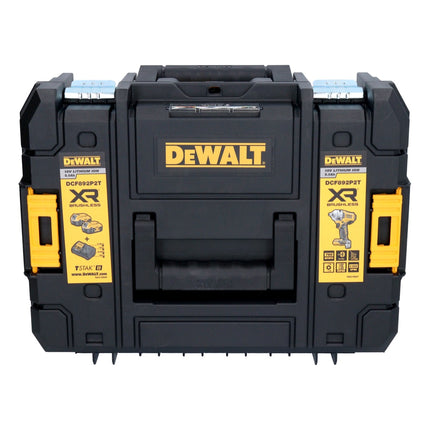 Avvitatore a impatto a batteria DeWalt DCF 892 M2T 18 V 813 Nm 1/2" Brushless + 2x batteria 4,0 Ah + caricabatteria + TSTAK