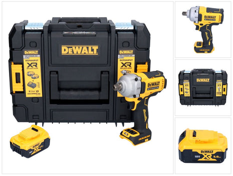 DeWalt DCF 892 NT 18 V 813 Nm 1/2'' Avvitatore a impulsi senza spazzole + 1x batteria 5,0 Ah + TSTAK - senza caricatore