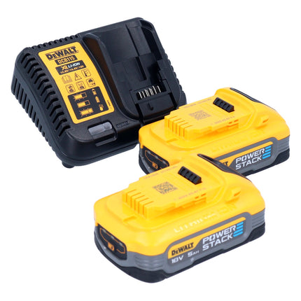 DeWalt DCF 892 H2T cordless impact wrench 18 V 813 Nm 1/2" brushless + 2x Powerstack battery 5.0 Ah + charger + TSTAK