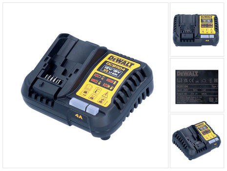 Cargador rápido DeWalt DCB 1104 10,8 - 18 V 4,0 A para baterías XR Li-Ion