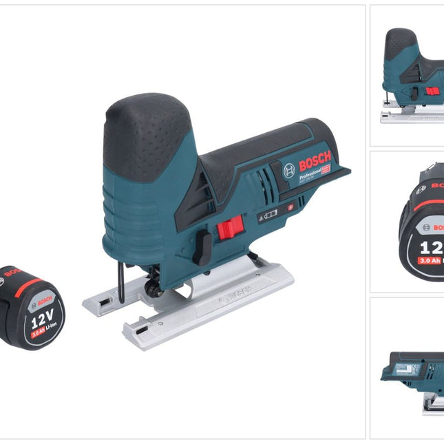 Bosch GST 12V-70 Seghetto alternativo professionale a batteria 12 V 70 mm + 1x batteria ricaricabile 3,0 Ah - senza caricabatterie