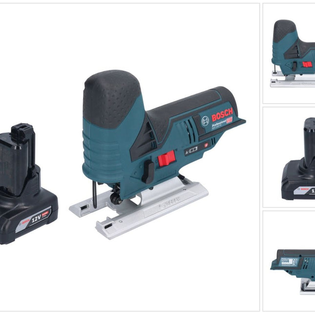 Bosch GST 12V-70 Seghetto alternativo professionale a batteria 12 V 70 mm + 1x batteria ricaricabile 6,0 Ah - senza caricabatterie