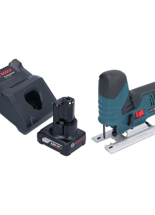 Bosch GST 12V-70 Sierra de calar profesional a batería 12 V 70 mm + 1x batería 6,0 Ah + cargador