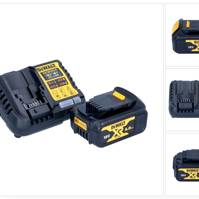 Zestaw startowy akumulatorów DeWalt DCB 1104 M1 12 V / 18 V 1x akumulator 4,0 Ah + ładowarka DCB 1104