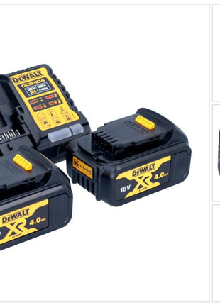 DeWalt DCB 1104 M2 Akku Starter Set 12 V / 18 V 2x Akku 4,0 Ah + DCB 1104 Ladegerät