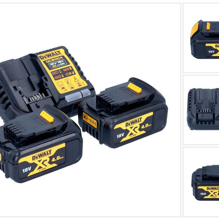 DeWalt DCB 1104 M2 batería de arranque 12 V / 18 V 2x batería 4,0 Ah + cargador DCB 1104