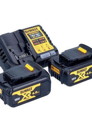 DeWalt DCB 1104 M2 Akku Starter Set 12 V / 18 V 2x Akku 4,0 Ah + DCB 1104 Ladegerät