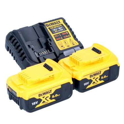 DeWalt DCB 1104 P2 Set di avviamento batteria 12 V / 18 V 2x batteria 5,0 Ah + caricatore DCB 1104