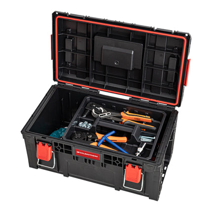 Toolbrothers RHINO XL valigetta portautensili ECO Vario+ altezza L 28 l IP66 con divisori estraibili