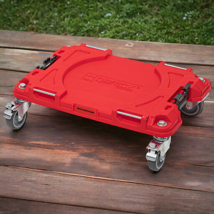 Toolbrothers RHINO L mobile transport trolley ULTRA rolling board with metal swivel wheels and brake