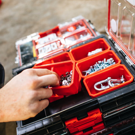 Toolbrothers RHINO XXL Organizer ECO height M+ boxes 4 l IP66 with removable boxes