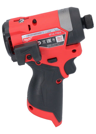 Milwaukee M12 FID2-0 llave de impacto inalámbrica 12 V 170 Nm 1/4" solo sin escobillas (4933479876) - sin batería, sin cargador