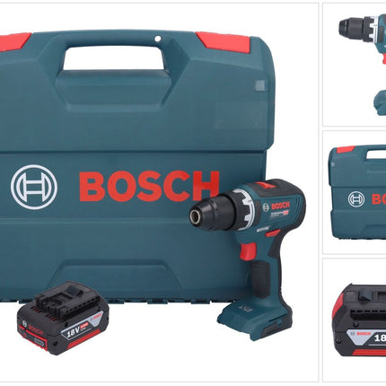 Bosch GSR 18V-55 Professional Akku Bohrschrauber 18 V 55 Nm Brushless + 1x Akku 4,0 Ah + L-Case - ohne Ladegerät