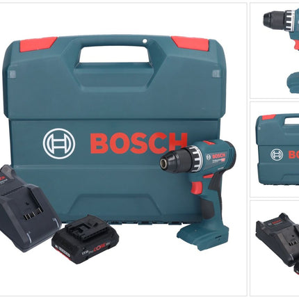 Bosch GSR 18V-45 Taladro atornillador inalámbrico profesional 18 V 45 Nm sin escobillas + 1x batería ProCORE 4,0 Ah + cargador + L-Case