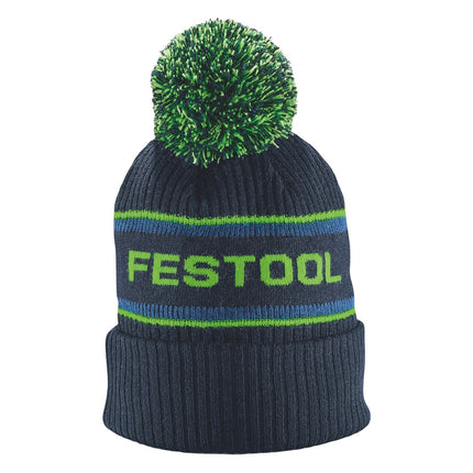 Festool WINH-FT1 bobble hat ( 577832 ) coarse knit pattern with Festool logo
