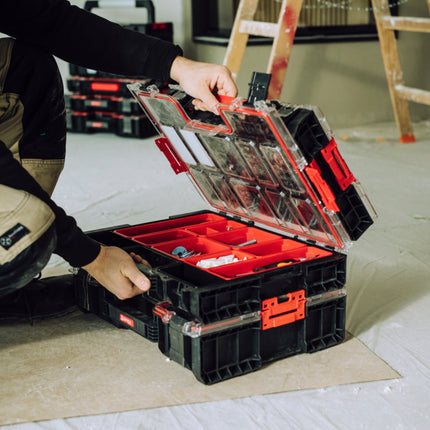 Qbrick System 3x PRO 200 Organizer 452 x 358 x 79 mm 6 l apilable IP54