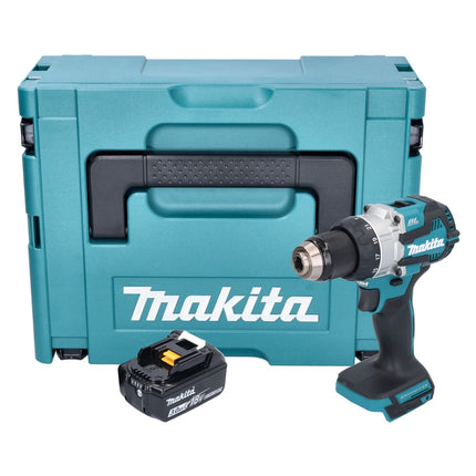 Makita DHP 489 F1J Perceuse-visseuse à percussion sans fil 18 V 73 Nm Brushless + 1x batterie 3,0 Ah + Makpac - sans chargeur
