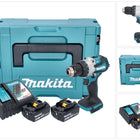 Makita DHP 489 RGJ Perceuse-visseuse à percussion sans fil 18 V 73 Nm Brushless + 2x batterie 6,0 Ah + chargeur + Makpac