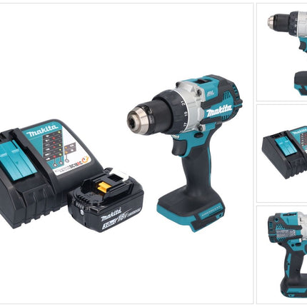 Makita DDF 489 RF1 Akku Bohrschrauber 18 V 73 Nm Brushless + 1x Akku 3,0 Ah + Ladegerät