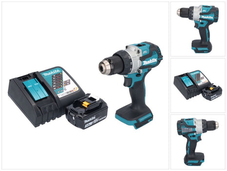 Makita DDF 489 RF1 cordless drill driver 18 V 73 Nm brushless + 1x rechargeable battery 3.0 Ah + charger