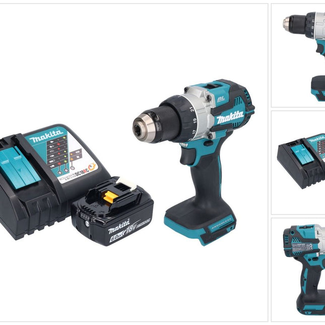 Makita DDF 489 RG1 Perceuse-visseuse sans fil 18 V 73 Nm Brushless + 1x batterie 6,0 Ah + chargeur