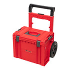 Qbrick System PRO Cart 2.0 Plus RED ULTRA HD stackable 490 x 415 x 660 mm 29 l IP54 removable double telescopic handle