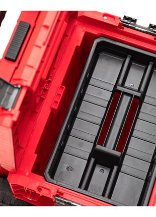 Qbrick System PRO Cart 2.0 Plus RED ULTRA HD stackable 490 x 415 x 660 mm 29 l IP54 removable double telescopic handle