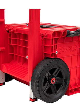 Qbrick System PRO Cart 2.0 Plus RED ULTRA HD impilabile 490 x 415 x 660 mm 29 l IP54 doppio manico telescopico estraibile