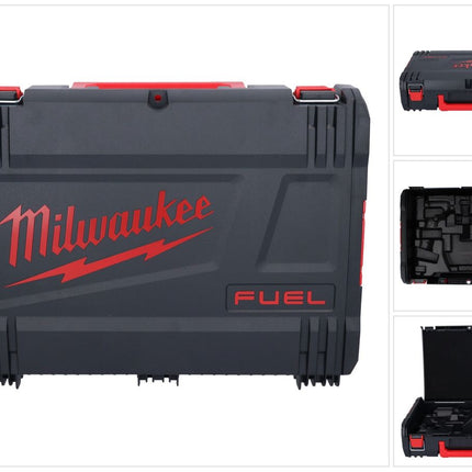 Valigetta portautensili Milwaukee HD-Box per trapano a percussione M12 FPD2 + avvitatore a percussione FID2 + accessori