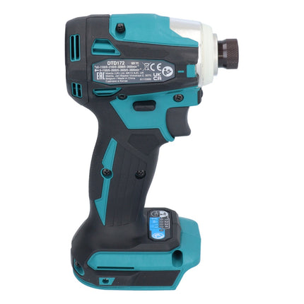 Makita DTD 172 RF akumulatorowy klucz udarowy 18 V 180 Nm 1/4" bezszczotkowy + 2x akumulator 3,0 Ah + ładowarka