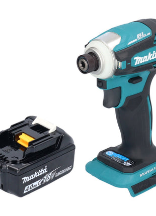 Makita DTD 172 M1 cordless impact wrench 18 V 180 Nm 1/4" brushless + 1x rechargeable battery 4.0 Ah - without charger