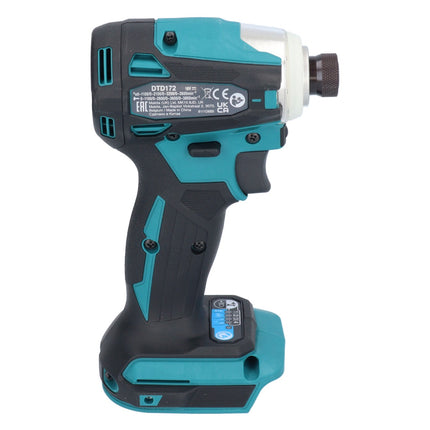 Makita DTD 172 RT Akku Schlagschrauber 18 V 180 Nm 1/4" Brushless + 2x Akku 5,0 Ah + Ladegerät