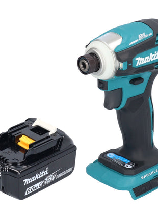 Makita DTD 172 G1 Atornillador de impacto inalámbrico 18 V 180 Nm 1/4" sin escobillas + 1x batería 6,0 Ah - sin cargador