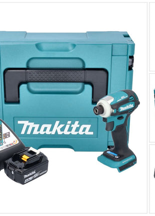 Makita DTD 172 RM1J akumulatorowy klucz udarowy 18 V 180 Nm 1/4" bezszczotkowy + 1x akumulator 4,0 Ah + ładowarka + Makpac