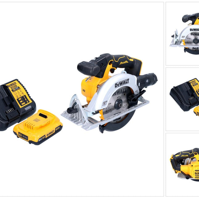 Akumulatorowa pilarka tarczowa DeWalt DCS 565 D1 18 V 165 mm bezszczotkowa + 1x akumulator 2,0 Ah + ładowarka