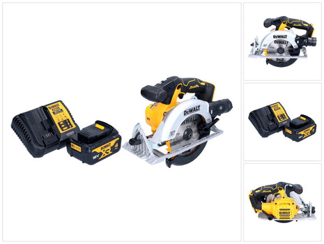 DeWalt DCS 565 M1 cordless circular saw 18 V 165 mm brushless + 1x battery 4.0 Ah + charger