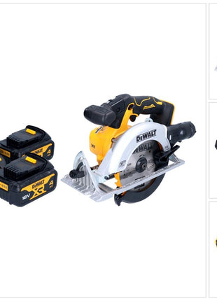 DeWalt DCS 565 M2 cordless circular saw 18 V 165 mm brushless + 2x battery 4.0 Ah + charger