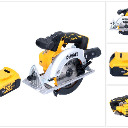 DeWalt DCS 565 N Cordless Circular Saw 18 V 165 mm Brushless + 1x rechargeable battery 5.0 Ah - without charger