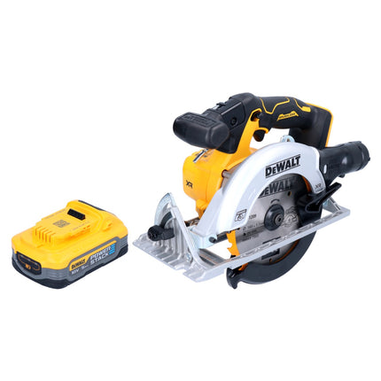 Akumulatorowa pilarka tarczowa DeWalt DCS 565 N 18 V 165 mm bezszczotkowa + 1x akumulator Powerstack 5,0 Ah - bez ładowarki