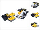 DeWalt DCS 565 H2 Akku Handkreissäge 18 V 165 mm Brushless + 2x Powerstack Akku 5,0 Ah + Ladegerät