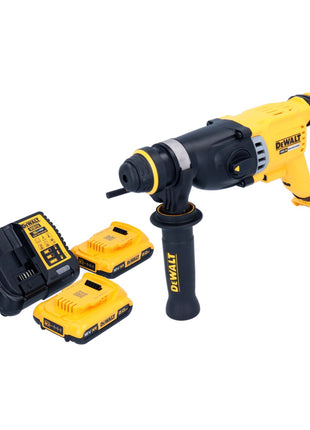 Marteau combiné à batterie DeWalt DCH 263 D2 18 V 3 J SDS Plus Brushless + 2x batteries 2,0 Ah + chargeur