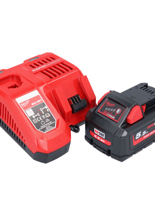 Milwaukee M18 FMTIW2F38-551 Clé à choc sans fil 18 V 745 Nm 3/8'' Brushless + 1x batterie 5,5 Ah + chargeur