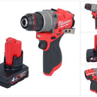 Milwaukee M12 FPD2-401 akumulatorowa wiertarka udarowa 12 V 45 Nm bezszczotkowa + 1x akumulator 4,0 Ah - bez ładowarki