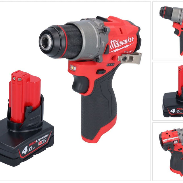Milwaukee M12 FPD2-401 Akku Schlagbohrschrauber 12 V 45 Nm Brushless + 1x Akku 4,0 Ah - ohne Ladegerät