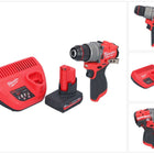 Milwaukee M12 FPD2-501 Akku Schlagbohrschrauber 12 V 45 Nm Brushless + 1x Akku 5,0 Ah + Ladegerät