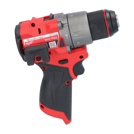 Taladro percutor inalámbrico Milwaukee M12 FPD2-601 12 V 45 Nm sin escobillas + 1x batería 6,0 Ah - sin cargador