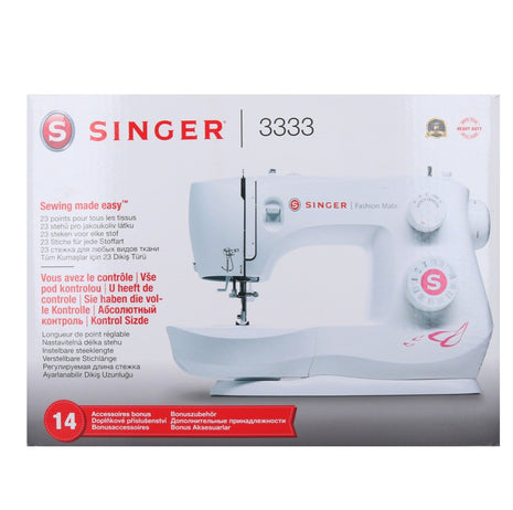 Singer Fashion Mate 3333 sewing machine 60 watts 23 sewing programmes