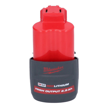 Llave de impacto sin cable Milwaukee M12 FID2-251 12 V 170 Nm 1/4" sin escobillas + 1x batería recargable 2,5 Ah - sin cargador