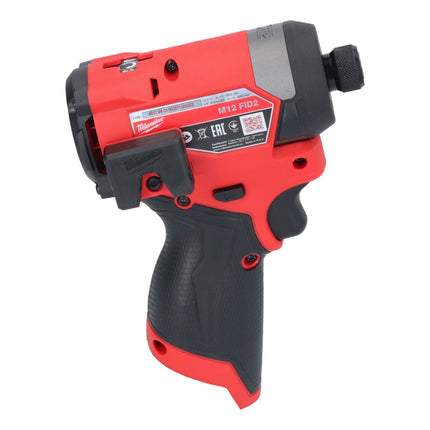 Llave de impacto a batería Milwaukee M12 FID2-601 12 V 170 Nm 1/4" sin escobillas + 1x batería 6,0 Ah - sin cargador